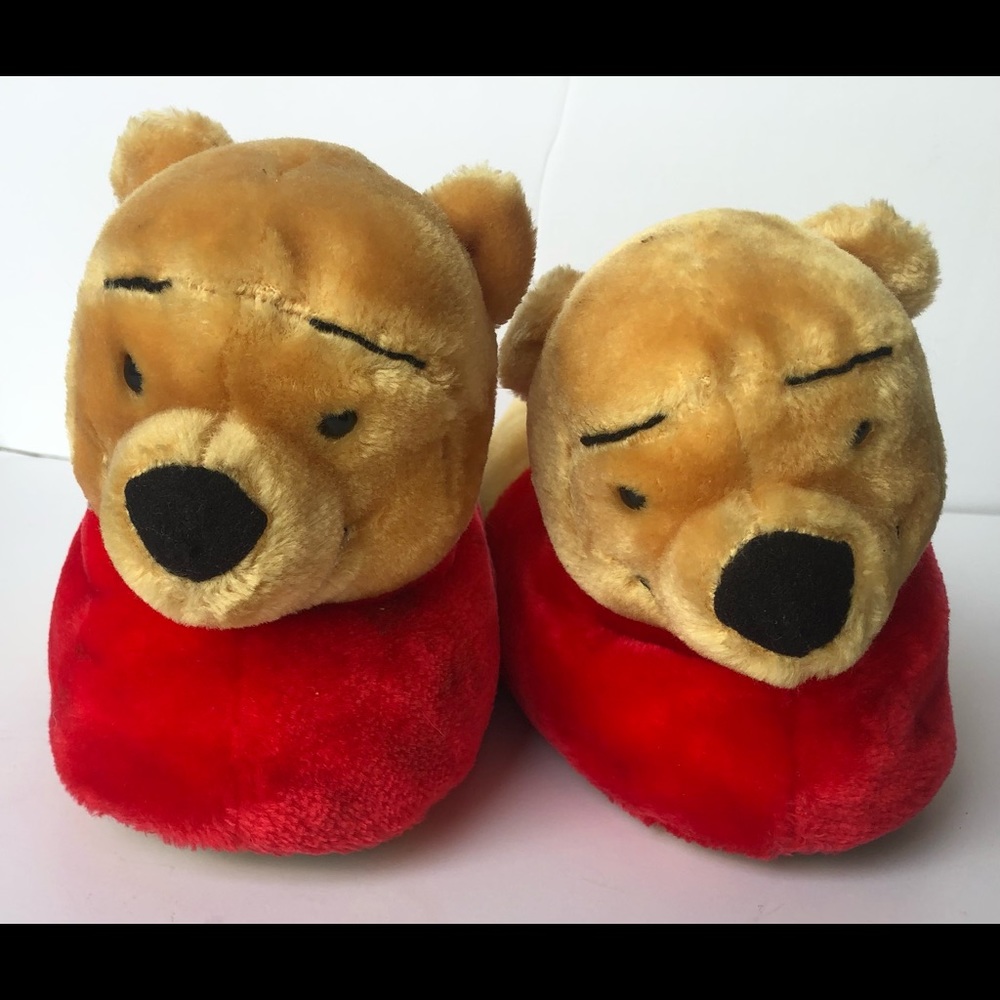 Vintage Winnie the Pooh slippers Sz 9/10